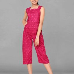 BAESD Girls Printed Capri Jumpsuit-image-89