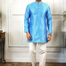 TATTVA Men Printed Thread Work Kurta-19
