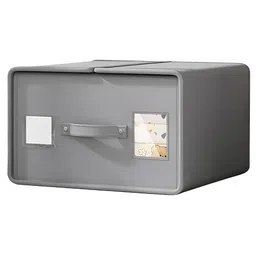 HOUSE OF QUIRK Grey Set of 1 Regular Drawer Organiser Organisers-43