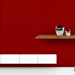ArtzFolio Printed UV-Resistant Anti-Bacterial Reds Family Dark Red Colour Peel & Stick Wallpaper-image-64