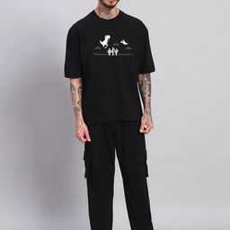 TOGS & TERRE Men Graphic Printed T-shirt Pyjamas Night suit-picture-22