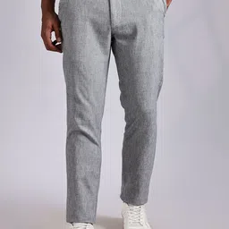 Thomas Scott Men Regular Fit Linen Chino Trousers-image-22