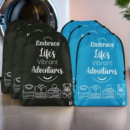 Aura Blue Set of 6 Water Resistant Multi-Utility Organisers-10