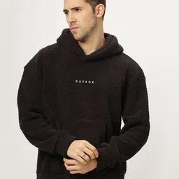 Be Savage Men Hooded Sweatshirt-image-12