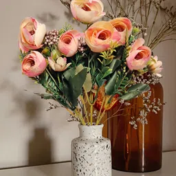 ARTSY Cream-Coloured 1 Pieces Peony Artificial Flower-image-21