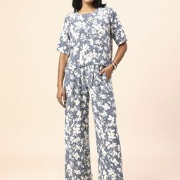 Chemistry Printed Top With Trouser Co-Ords-image-58