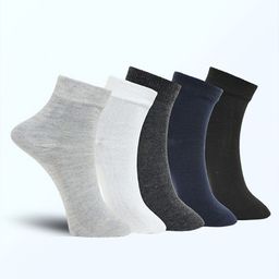MJE Unisex Pack Of 5 Ankle-Length Socks-picture-14