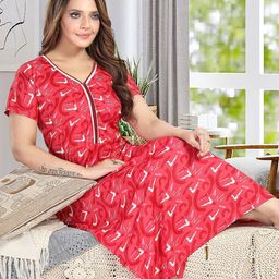 Be You Women Printed Maxi Nightdress-picture-32