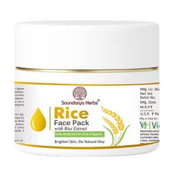 Soundarya Herbs Rice Face Pack With Face Extract- 100 g-46