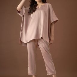 MABISH by Sonal Jain Anti Fit Kaftan Top With Pants-22