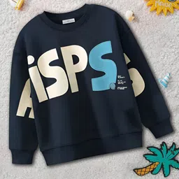 FOREVER FRIDAY Boys Cotton Typography Printed Pullover Sweatshirt-picture-54