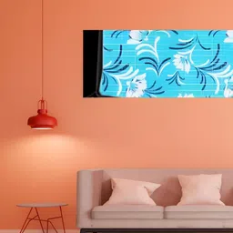 Kalra Magic Set of 2 Turquoise Blue & Navy Blue Printed Outdoor & Indoor Ac Cover-43