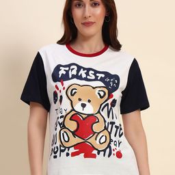 The Dry State Women Graphic Printed Round Neck Cotton T-shirt-image-91