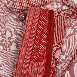Meena Bazaar Striped Embellished Unstitched Dress Material-image-16