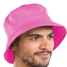 Infispace Men Pink Solid Sun Hat-98