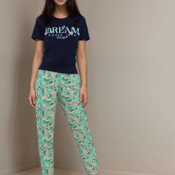 Uttam Girls Printed Round Neck Top With Trouser Clothing Set-image-23