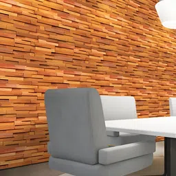 INDIAN ROYALS Orange-Coloured Wood Grain Self-Adhesive Wallpaper-picture-3