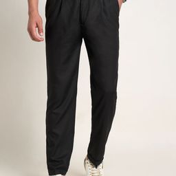 Peregrine by Pantaloons Men Pleated Trousers-image-69