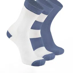 Sockscarving Unisex Pack Of 3 Colour Blocked Calf Length Bamboo Socks-picture-3