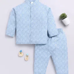 Clt.s Kids Printed Pure Cotton Night suit-image-12