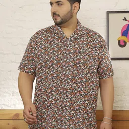 bigbanana Men Printed Plus Size Casual Shirt-image-56