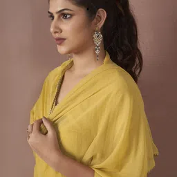 Anouk Floral Embroidered Thread Work Pure Cotton Straight Kurta With Trousers & Dupatta-image-14