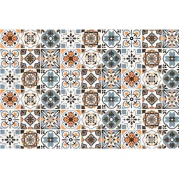 INDIAN ROYALS White & Brown Printed Waterproof Self Adhesive Wallpaper-image-65