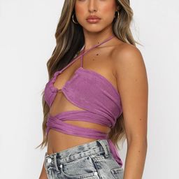 LULU & SKY One Shoulder Tube Crop Top-image-31