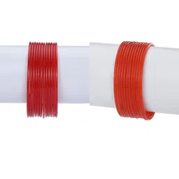 SOMIL Red Alloy Bangle-10