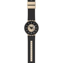 Swatch Unisex Skeleton Dial & Straps Watch SB03C100-23