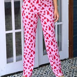 TANDUL Women Conversational Printed Smart Straight Fit High-Rise Trousers-image-75