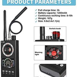 Skypearll Hidden Camera Detector Device Upgraded Anti Spy RF Detector GPS Tracker Detector Spy Camera Finder Find and Locate Eavesdropping Device AI Auto Scan 4-in-1 Easy to Use Rechargeable. image 3