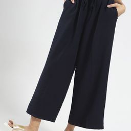 Sera Women Relaxed Flared High-Rise Casual Wide Leg Trouser-image-98