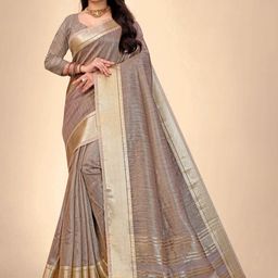 Abhilasha Zari Organza Kanjeevaram Saree-picture-2
