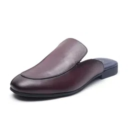 RARE RABBIT Men Leather Slip-On Solid Mules-image-78