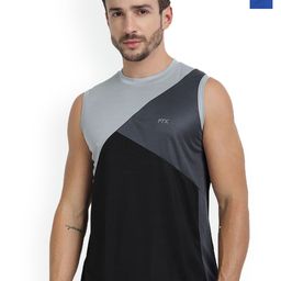 FTX Pack Of 2 Colourblocked Round Neck Gym Vests 709-9_709-12-S-picture-34
