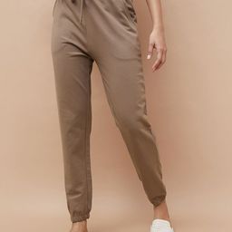 Fame Forever by Lifestyle Women Cotton Regular Fit Joggers Trousers-image-50