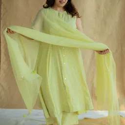 THE INDIAN ETHNIC CO Cotton Kota Doria Dupatta-58