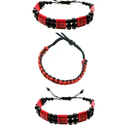 Dynamic Retail Global Set of 3 Men Cuff Bracelet-77