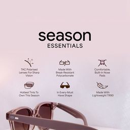Vincent Chase Unisex Round Sunglasses with Polarised and UV Protected Lens 228737 image 3