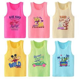 Mega style Unisex Infants Pack Of 6 Assorted Printed Basic Vest - MS-3100-P6_12-0-3M-0