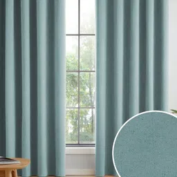 Myntra Elegant Homes Teal 2 Pieces Black Out Door Curtain-31