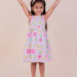 SNUGGLY MONKEY Girls Print Fit & Flare Dress-image-32