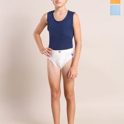 U.S. Polo Assn. Kids Boys Pack Of 3 Anti Microbial Mid Rise Briefs - EKB06-OBW-P3-image-85