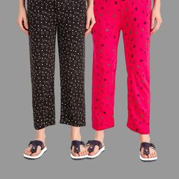 TRENDY WORLD Pack of 2 Printed Pyjamas-image-91