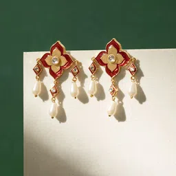 TEEJH Contemporary Drop Earrings-65