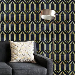 ArtzFolio Printed UV-Resistant Anti-Bacterial Deco Geometric Pattern Peel & Stick Wallpaper-image-87