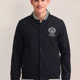 U.S. Polo Assn. Men Stand Collar Typography Printed Casual Bomber Jacket-picture-21