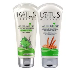 Lotus Herbals Set Of Whiteglow Oil Control Face Wash & Oatmeal Scrub - 100 g Each-picture-8
