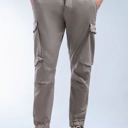 Flying Machine Men Relaxed Fit Mid-Rise Cargos Trousers-picture-27